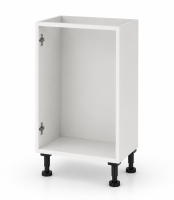450mm white Premier base cabinet body